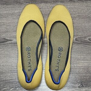 Rothy's Women’s Mustard and Navy Loafers